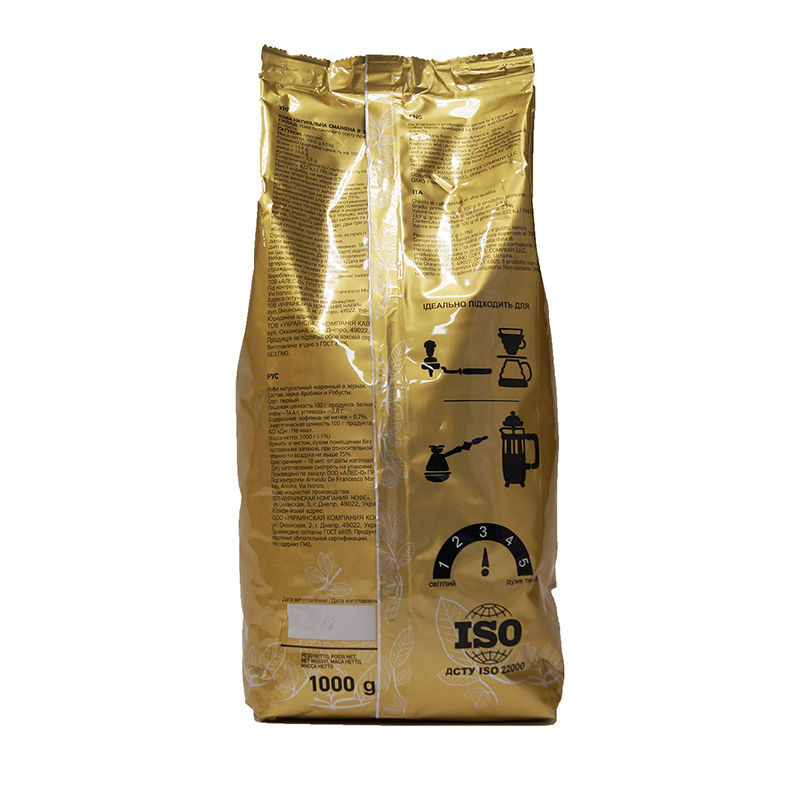 Кофе в зернах De Francesco Crema Кофе в зернах De Francesco Crema