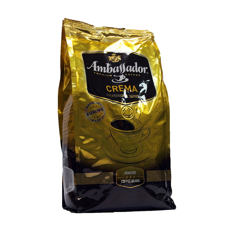 КОФЕ В ЗЕРНАХ "AMBASSADOR CREMA" КОФЕ В ЗЕРНАХ "AMBASSADOR CREMA"