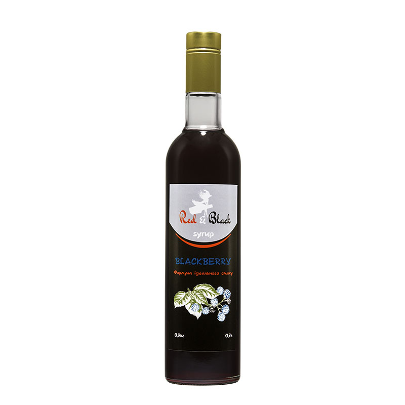 ежевика Купить СИРОП RED&BLACK “ЕЖЕВИКА”, 0,7 Л (0,9 КГ) в Украиине недорого