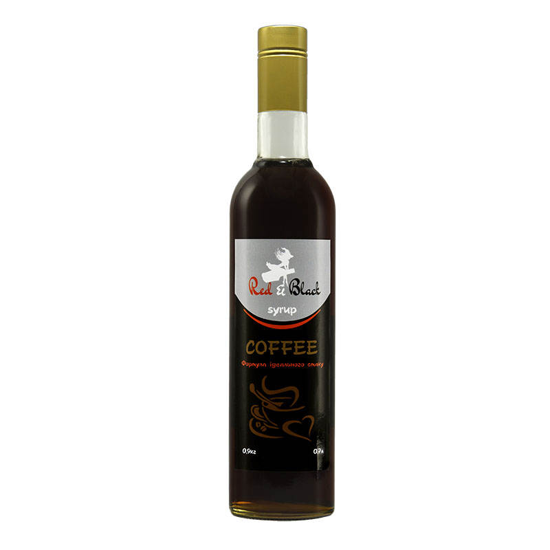 кофе Купить СИРОП RED&BLACK “КОФЕ”, 0,7 Л (0,9 КГ) в Украиине недорого