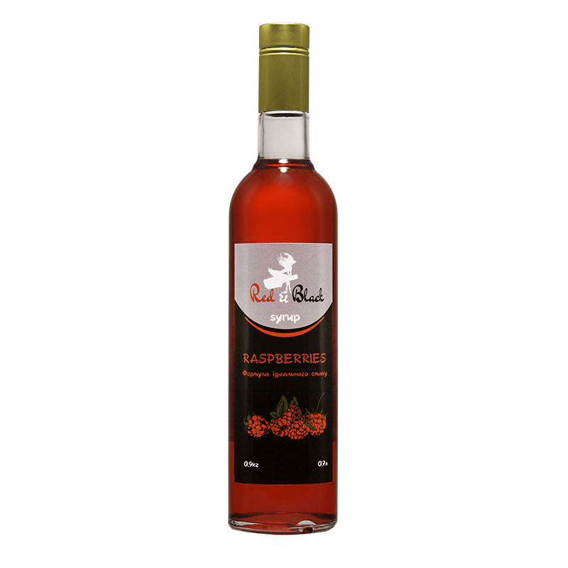 Купить СИРОП RED&BLACK “МАЛИНА”, 0,7 Л (0,9 КГ) в Украиине недорого