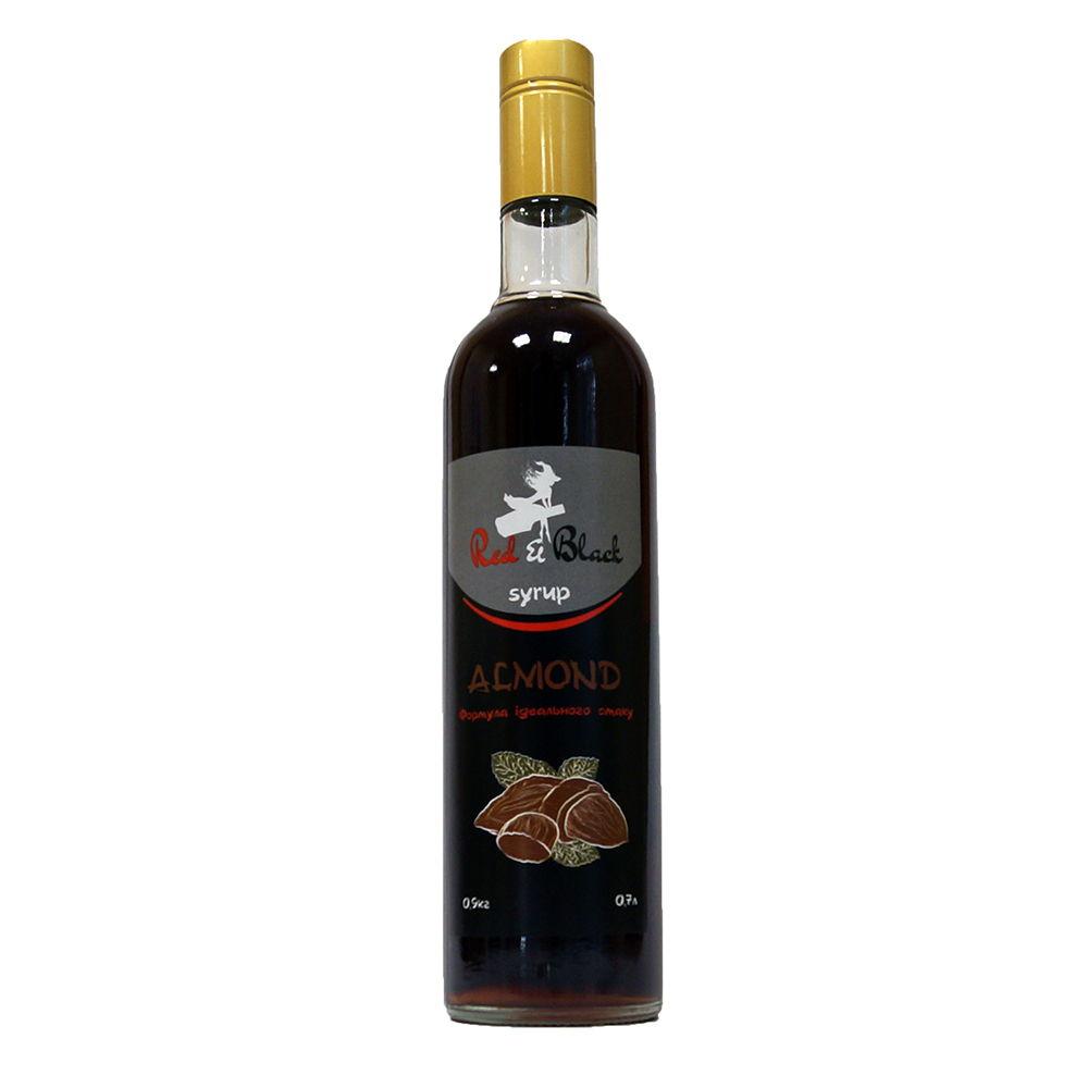 Купить СИРОП RED&BLACK “МИНДАЛЬ”, 0,7 Л (0,9 КГ) в Украиине недорого