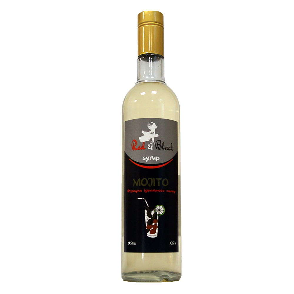 mohito Купить СИРОП RED&BLACK “МОХИТО”, 0,7 Л (0,9 КГ) в Украиине недорого