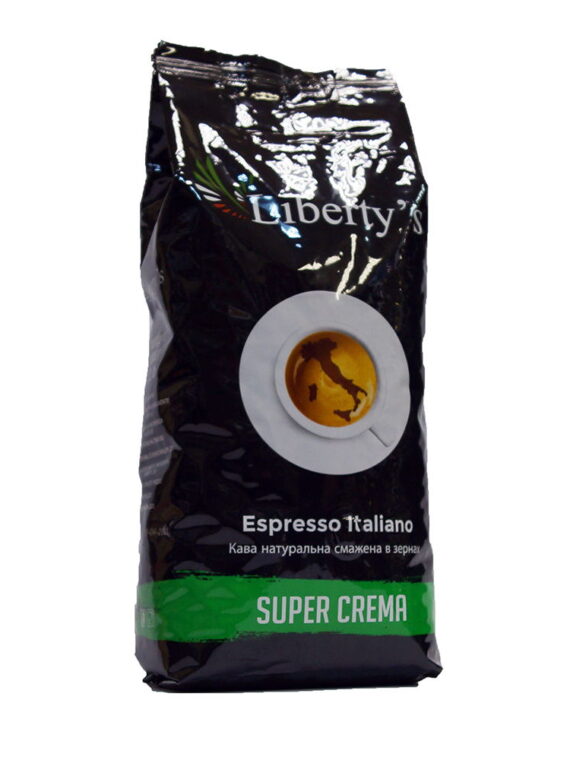 Кофе в зёрнах Liberty`s Super Crema 1 кг
