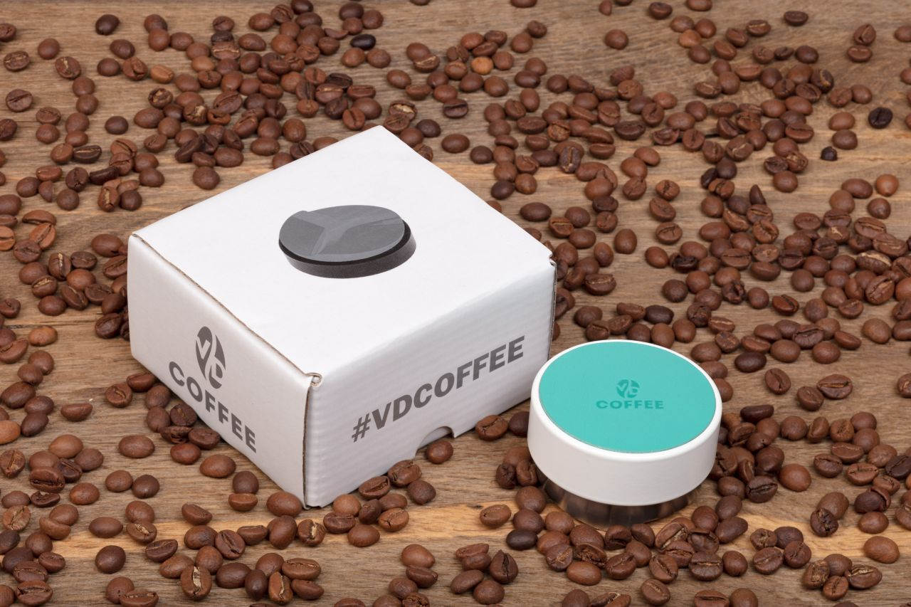 Купить Разравниватель для кофе VDCoffee кожаный ментоловый в Украиине недорого