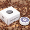 Купить Разравниватель для кофе VDCoffee кожаный белый с рисунком в Украиине недорого