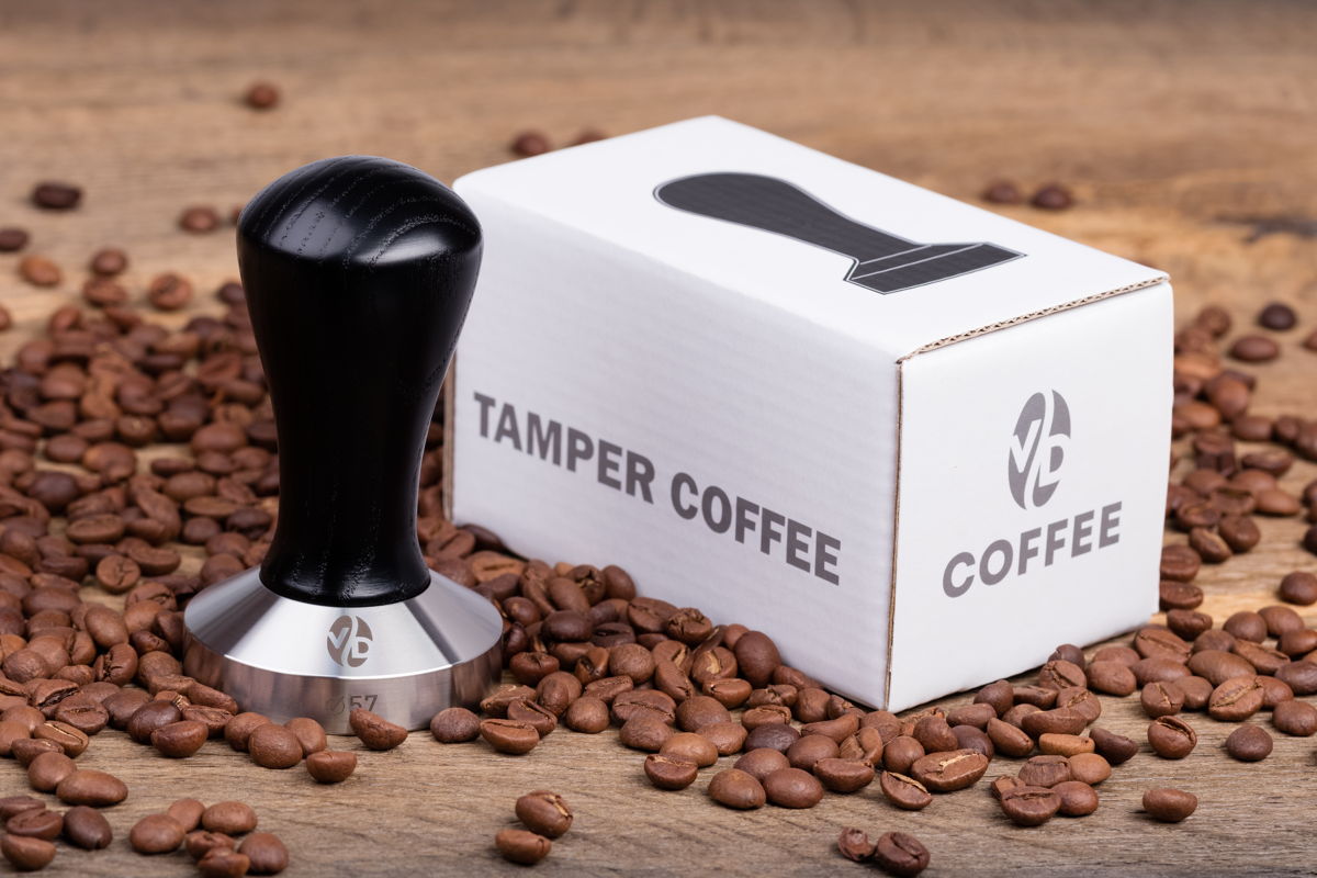 060A8639 Купить Темпер VD Coffee чорний Ø 57мм в Украиине недорого