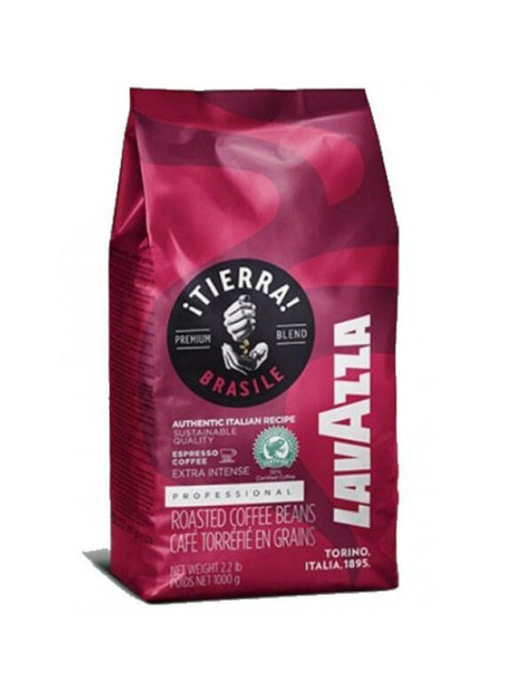 Кофе в зернах Lavazza Tierra Brazil Extra Intense 1 кг.