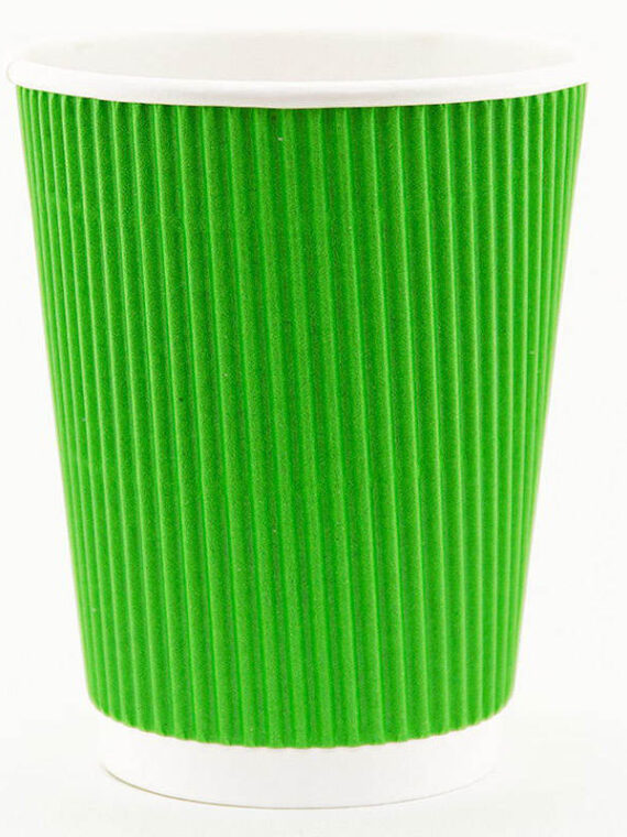 Стаканчик гофрированный “green gofra” 500 мл.