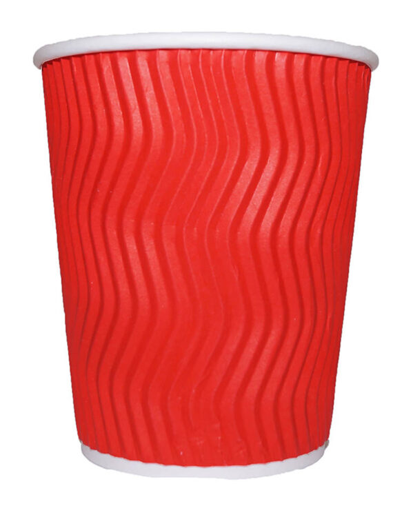 Стаканчик гофрированный “red” 500 мл.