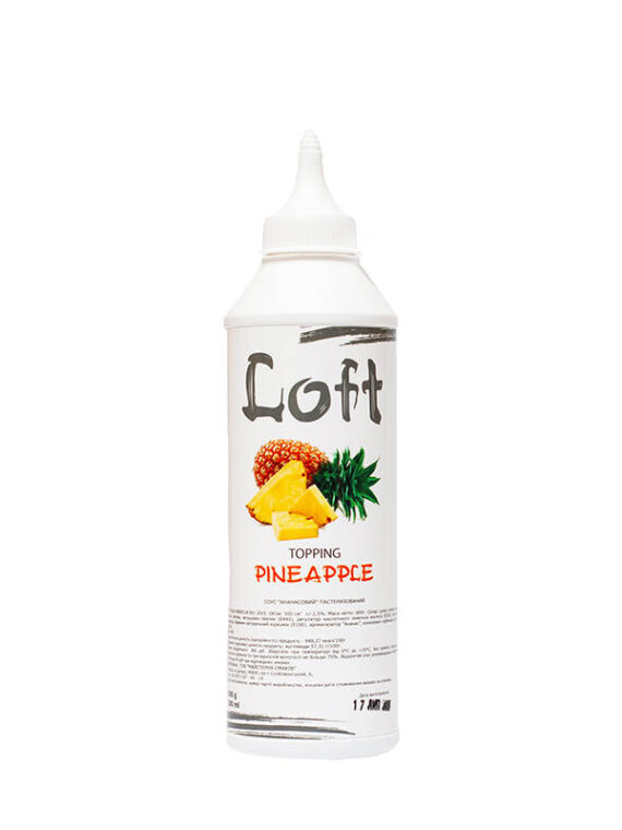 Топпинг Ананас ТМ “Loft” 0,5 л