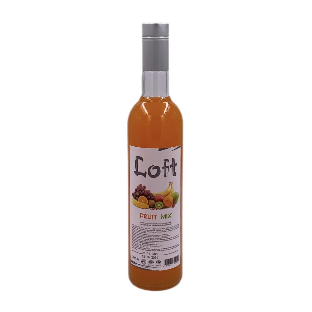мультифрукт Купить СИРОП LOFT (ЛОФТ) «МУЛЬТИФРУКТ», 0.7 Л (0.9 КГ) в Украиине недорого