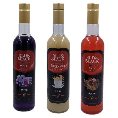 Сиропи ТМ "RED&BLACK", 0,7 Л