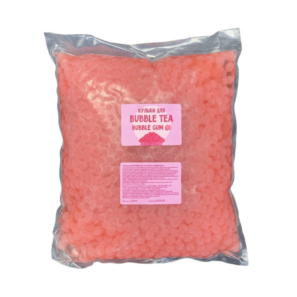 бабл гам Купить ШАРИКИ BUBBLE TEA (БАБЛ ТИ) “BUBBLE GUM (БАБЛ ГАМ)”, 1,25 КГ в Украиине недорого