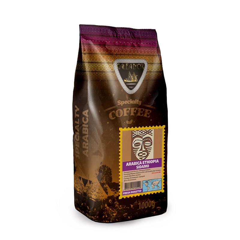 ARABICA_ETHIOPIA_SIDAMO Купить КАВА “GALEAD’OR ARABICA ETHIOPIA SIDAMO”, 1 КГ в Украиине недорого